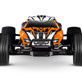 Traxxas TRA37254-8 ORNG Orange  Rustler 2WD BL-2S Brushless RTR USB-C HD