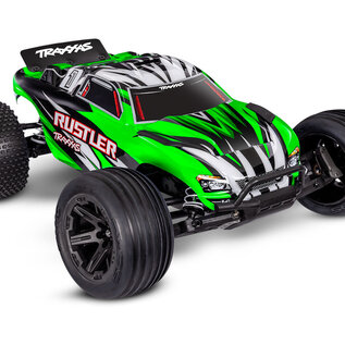Traxxas TRA37254-8 GRNX Green    Rustler 2WD w XL-5 ESC RTR USB-C HD