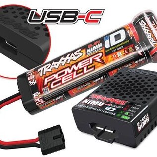 Traxxas TRA37254-8 REDX  Red  Rustler 2WD BL-2S Brushless RTR USB-C HD
