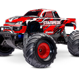 Traxxas TRA36254-8 REDX  Red Stampede 1/10 Scale Monster Truck w/ Battery & USB-C