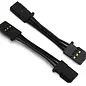 Futaba FUTUBC0092  55mm FF-GBB Heavy Duty Gyro Extension Cords (2) (Black) (Female-to-Female)