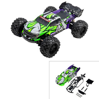 Proline Racing PRO369320 Limited Edition Pre-Cut/Pre-Painted Brute Ghostfire Body w/ Clipless System for ARRMA MINI KRATON