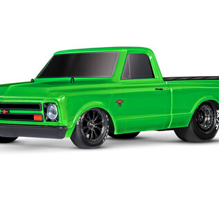 Traxxas TRA94376-74  Green Drag Slash Brushless Drag Chevy C-10 Truck HD