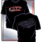 BSR BSRB2607-R  Red John's BSR Racing Tires XXXX Large Shirt (4XL)