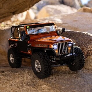 Axial Racing AXI03008V2T2  1/10 SCX10 III Jeep CJ-7 4X4 RTR Brushed Rock Craw