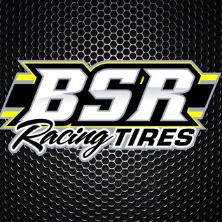 BSR BSRC8222Y 1/8 Gold Mounted GT Foam Tire On Yellow  Dish Wheels (2)