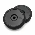 BSR BSRC8223B 1/8 Orange Mounted GT Foam Tire On Black Dish Wheels (2)