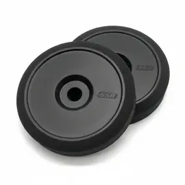 BSR BSRC8222B 1/8 Gold Mounted GT Foam Tire On Black Dish Wheels (2)