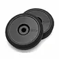 BSR BSRC8218B 1/8 Double Pink Mounted GT Foam Tire On Black Dish Wheels (2)