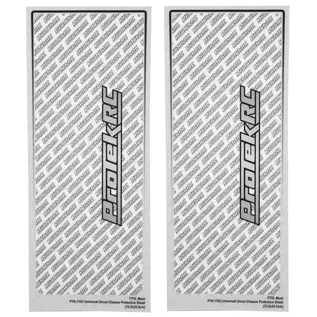 Protek RC PTK-1102-WHT  Universal Chassis Protective Sheet (White) (2) (12.5x33.5cm)