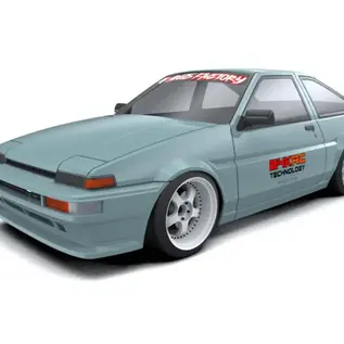 24K TAF14000  1/10 Toyota AE86 Trueno Drift Body (Clear) (257mm Wheelbase)