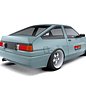 24K TAF14000  1/10 Toyota AE86 Trueno Drift Body (Clear) (257mm Wheelbase)