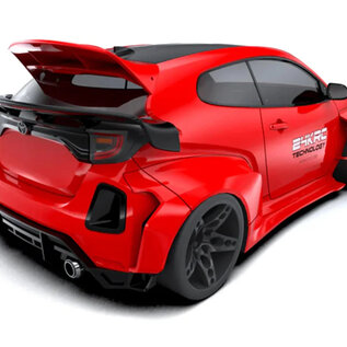 24K TAF90000  1/10 Toyota Yaris GR Drift Body (Clear) (257mm Wheelbase)