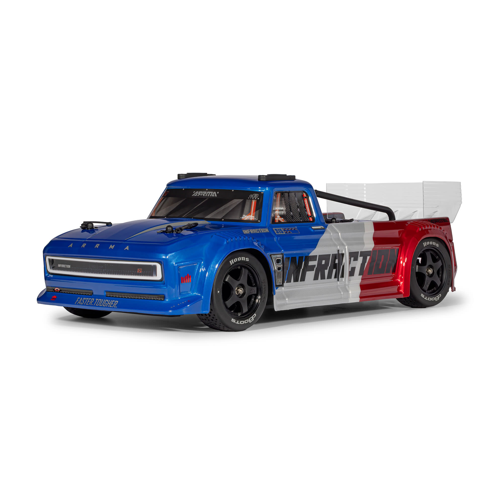 ARA7615V2T1 Blue 1/7 INFRACTION 6S BLX All-Road Truck RTR