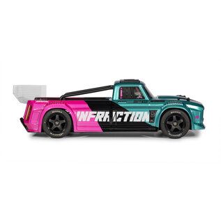 Arrma ARA4315V4T3  Teal/Pink 1/8 INFRACTION 223S DSC 4X4 RTR Brushless All-Road Street Bash