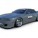 24K TAF22000  1/10 Nissan S14 Silvia Zenki Drift Body (Clear) (257mm Wheelbase)