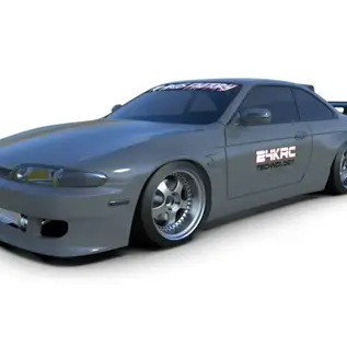 24K TAF22000  1/10 Nissan S14 Silvia Zenki Drift Body (Clear) (257mm Wheelbase)