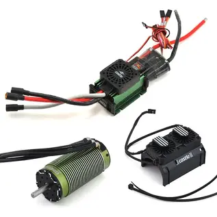 Castle Creations CSE010-0142-01  Mamba XLX ESC w/2028-800KV Fan Shroud Combo