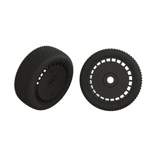 Arrma ARA550098  dBoots Exabyte Glued Tire Set, Black (2)