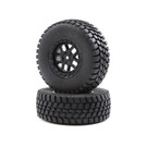 TLR / Team Losi LOS43025  1/10 Alpine Front/Rear 2.2/3.0 Pre-Mounted Tires, 12mm Hex (2): Baja Rey