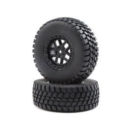 TLR / Team Losi LOS43025  1/10 Alpine Front/Rear 2.2/3.0 Pre-Mounted Tires, 12mm Hex (2): Baja Rey