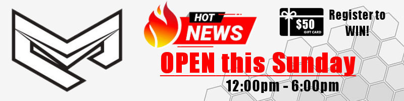 Open this Sunday | Register to WIN!