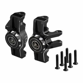 HOT RACING HRAAMN21M01  Aluminum Front Steering Knuckles, 1/16 ARRMA Mini Kraton