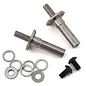 Exotek Racing EXO1979  Traxxas Slash/Bandit Titanium Drag Racing Front Axles (2)
