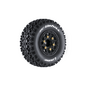 Louise RC LOULT3223SB SC-Uphill 1/10 Short Course Tires, Soft, 12, 14 & 17mm Removable Hex on Black Rim (2)