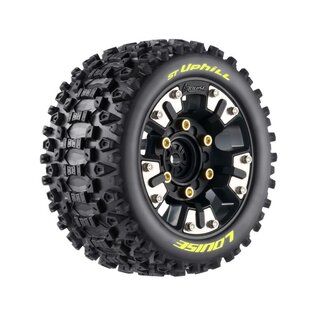 Louise RC LOULT3388SM  ST-Uphill Soft Mounted Tires, 0" & 1/2" Offset, Removable Hex 12, 14, 17mm, For Mini Maxx / XRT