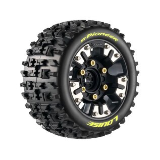 Louise RC LOULT3389SM  ST-Pioneer Soft Mounted Tires, 0" & 1/2" Offset, Removable Hex 12, 14, 17mm