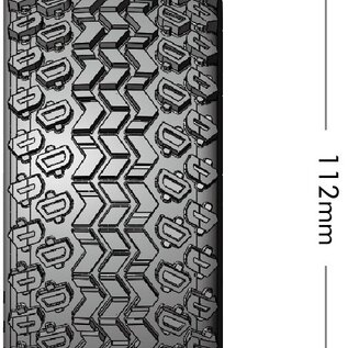 Louise RC LOULT3224SB  SC-Hummer 1/10 Short Course Tires, Soft, 12, 14 & 17mm Removable Hex on Black Rim (2)
