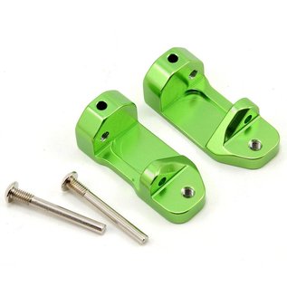 Traxxas TRA3632G  Green Alu 30° Caster Blocks (Left & Right): 2wd Trucks