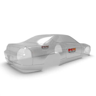 24K TAF22000  1/10 Nissan S14 Silvia Zenki Drift Body (Clear) (257mm Wheelbase)