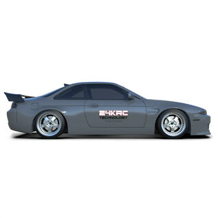 24K TAF22000  1/10 Nissan S14 Silvia Zenki Drift Body (Clear) (257mm Wheelbase)