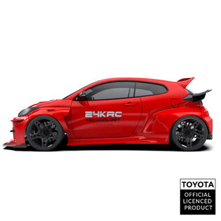 24K TAF90000  1/10 Toyota Yaris GR Drift Body (Clear) (257mm Wheelbase)