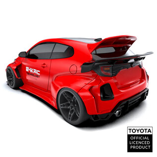 24K TAF90000  1/10 Toyota Yaris GR Drift Body (Clear) (257mm Wheelbase)