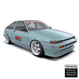 24K TAF14000  1/10 Toyota AE86 Trueno Drift Body (Clear) (257mm Wheelbase)
