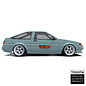 24K TAF14000  1/10 Toyota AE86 Trueno Drift Body (Clear) (257mm Wheelbase)