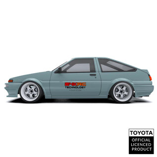 24K TAF14000  1/10 Toyota AE86 Trueno Drift Body (Clear) (257mm Wheelbase)