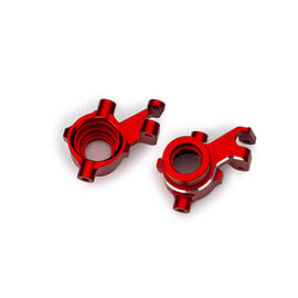 Traxxas TRA10237  Red Aluminum Steering Blocks (L&R) Maxx, Maxx Slash