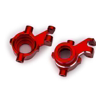 Traxxas TRA10237  Red Aluminum Steering Blocks (L&R) Maxx, Maxx Slash