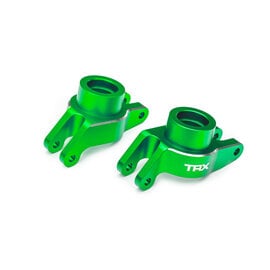 Traxxas TRA10252 Green  Aluminum Stub Axle Carriers (L&R) Maxx, Maxx Slash