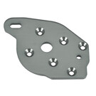 Traxxas TRA10259 Gray  Aluminum Motor Plate Maxx, Maxx Slash