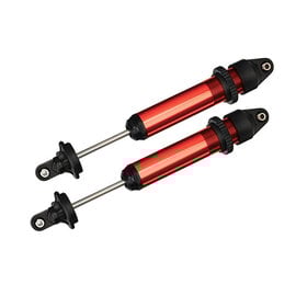 Traxxas TRA7761R Red Aluminum Long GTX Shocks (2)  Fits X-Maxx & X-Monster