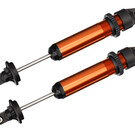 Traxxas TRA7761T Orange  Aluminum Long GTX Shocks (2)  Fits X-Maxx & X-Monster
