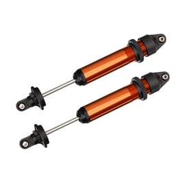 Traxxas TRA7761T Orange  Aluminum Long GTX Shocks (2)  Fits X-Maxx & X-Monster