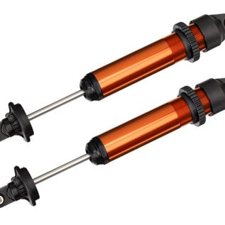 Traxxas TRA7761T Orange  Aluminum Long GTX Shocks (2)  Fits X-Maxx & X-Monster