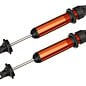Traxxas TRA7761T Orange  Aluminum Long GTX Shocks (2)  Fits X-Maxx & X-Monster