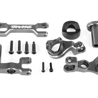 Traxxas TRA7843 Gray   Aluminum Steering Bellcrank Assembly for X-Maxx & XRT